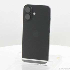 〔中古〕Apple(アップル) iPhone16 512GB ブラック MYE23J／A SIMフリー〔344-ud〕