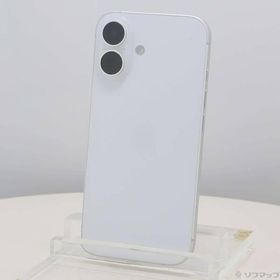 〔中古〕Apple(アップル) iPhone16 512GB ホワイト MYE33J／A SIMフリー〔251-ud〕