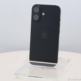 〔中古〕Apple(アップル) iPhone16 512GB ブラック MYE23J／A SIMフリー〔269-ud〕