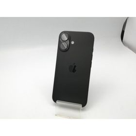 【中古】Apple SoftBank 【SIMフリー】 iPhone 16 128GB ブラック MYDQ3J/A【大阪堂島】保証期間１ヶ月【ランクC】
