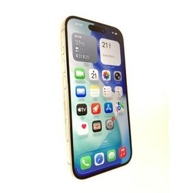 中古 Apple iPhone16 128GB ホワイト MYDR3J／A SIMフリー