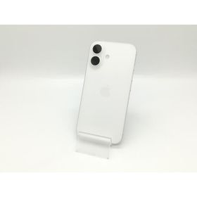 【中古】【赤ロム保証あり】Apple au 【SIMフリー】 iPhone 16 128GB ホワイト MYDR3J/A【福岡天神】保証期間１ヶ月【ランクB】