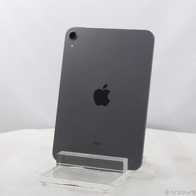 〔中古〕Apple(アップル) iPad mini 第6世代 64GB スペースグレイ MK7M3J／A Wi-Fi〔295-ud〕