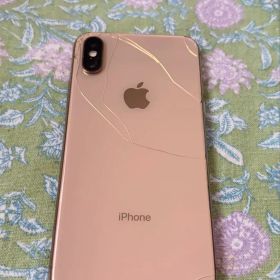 Apple iPhonexs ゴールド 本体 ヒビ割れあり simフリー