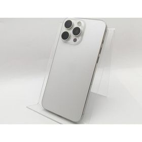 【中古】Apple 国内版 【SIMフリー】 iPhone 15 Pro Max 1TB ホワイトチタニウム MU703J/A【津田沼】保証期間１ヶ月【ランクC】