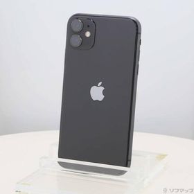 〔中古〕Apple(アップル) iPhone11 128GB ブラック MWM02J／A SIMフリー〔269-ud〕