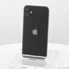 〔中古〕Apple(アップル) iPhone11 128GB ブラック NWM02J／A au〔258-ud〕