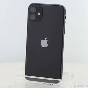 〔中古〕Apple(アップル) iPhone11 128GB ブラック MWM02J／A SIMフリー〔258-ud〕