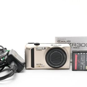 超極上★CASIO EXILIM EX-ZR300 ゴールド★取説付 #1417