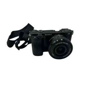 ■ SONY α6000 ILCE-6000 SELP1650 パワーズームレンズキット ブラック ミラーレス一眼 カメラ セット