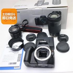 新品同様 EOS Kiss X10 ダブルズームキット ブラック 即日発送 Canon デジタル一眼カメラ デジタルカメラ あすつく 土日祝発送OK