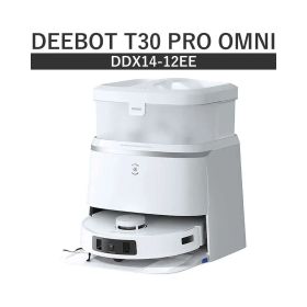 ロボット掃除機 DEEBOT T30 PRO OMNI ホワイト DDX14-12EE [吸引＋拭くタイプ（水拭き・乾拭き）]
