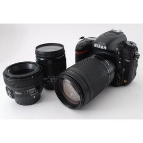 Nikon D750 トリプルレンズセット 美品 動作確認済み 1ヶ月保証付 高性能