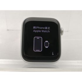 【中古】Apple Apple Watch Series6 44mm GPS シルバーアルミ/スポーツバンド ホワイト S/M&amp;M/L【神保町】保証期間１ヶ月【ランクB】