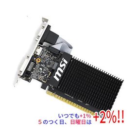 【中古】MSI製グラボ GT 710 2GD3H LP PCIExp 2GB【いつでも+1％！5のつく日と日曜日は+2%！】 爆買