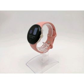 【中古】Google Pixel Watch5 Wi-Fiモデル 41mm Champagne Gold アルミケース/Canyon アクティブ バンド【ECセンター】保証期間１ヶ月【ランクA】