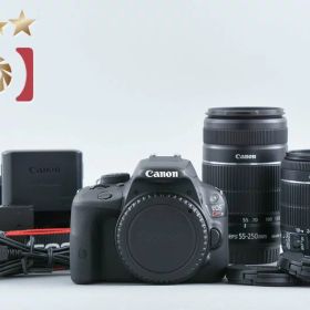 【中古】Canon キヤノン EOS Kiss X7 ダブルズームキット ブラック