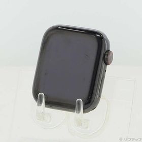 〔中古〕Apple(アップル) Apple Watch Series 5 GPS + Cellular 44mm スペースブラックステンレススチールケース バンド無し〔258-ud〕
