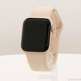 〔中古〕Apple(アップル) Apple Watch Series 5 GPS 40mm ゴールドアルミニウムケース ピンクサンドスポーツバンド〔344-ud〕