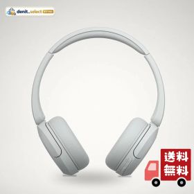 ソニー(SONY) ワイヤレスヘッドホン WH-CH520:Bluetooth対応/軽量設計 約147g/専用アプリ対応により好みの音質にカスタマイズできる「イコライザー」設定対応/ホワイト WH-CH520 W 小