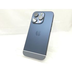 【中古】Apple 国内版 【SIMフリー】 iPhone 15 Pro 1TB ブルーチタニウム MTUU3J/A【川崎】保証期間１ヶ月【ランクB】