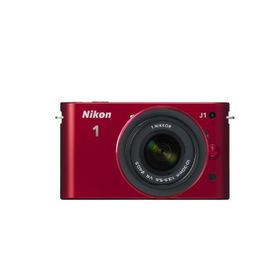Nikon ミラーレス一眼カメラ Nikon 1 (ニコンワン) J1 (ジェイワン) 標準ズームレンズキット レッドN1 J1HLK RD