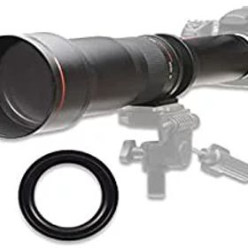 【中古-非常に良い】 650-130mm 望遠ズームレンズ f/8 手動望遠レンズ Canon EOS 7D 6D 5D 5DS 1DS 80D 70D 60D 60Da 50D 40D T6s T6i T5i T4i T3 T