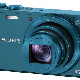 【中古】サイバーショット DSC-WX300(L) ブルー