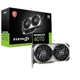MSI GeForce RTX 4070 VENTUS 2X E 12G OC 2ファン コンパクトサイズ グラフィックスカード VD8664