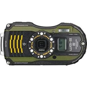 【中古】PENTAX 防水デジタルカメラ PENTAX WG-3GPS グリーン 1cmマクロ マクロスタンド付属 電子コンパス サブLCD Qi規格 PENTAX WG-3GPSGR 12663 khxv5rg