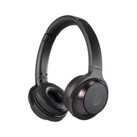オーディオテクニカ ATH-WS330BT BK ワイヤレスヘッドホン 重低音 マイク対応 ブラック