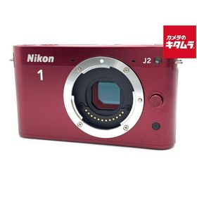 【中古】 【難あり品】 ニコン Nikon 1 J2 ボディ レッド