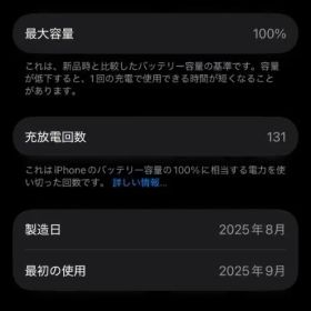 Apple iPhone 17 Pro 256GB 本体【バッテリー100%】
