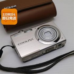 美品 COOLPIX S230 ソリッドシルバー 即日発送 Nikon デジカメ デジタルカメラ 本体 あすつく 土日祝発送OK