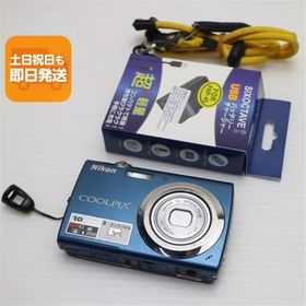 超美品 COOLPIX S230 ダークブルー 即日発送 Nikon デジカメ デジタルカメラ 本体 あすつく 土日祝発送OK