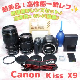 Canon Kiss X9✨超望遠Wレンズ 美品 Wi-Fi タッチ操作 高画質