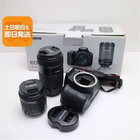 美品 EOS Kiss X9 ダブルズームキット ブラック 即日発送 一眼レフ Canon 本体 あすつく 土日祝発送OK