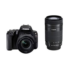 Canon デジタル一眼レフカメラ EOS Kiss X9 ブラック ダブルズームキット EF-S18-55mm/EF-S55-250mm付属 EOSKISSX9BK-WKIT