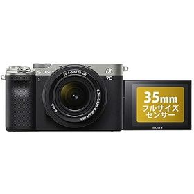 【中古】【39shop】SONYソニー★フルサイズ ミラーレス一眼カメラ α7C ズームレンズキットレンズ:SEL2860 シルバー ILCE-7CL S（非常に良い）
