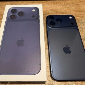 【中古美品】iPhone17ProMax 512GB ディープブルー 正規SIMフリー MFYE4J/A A527