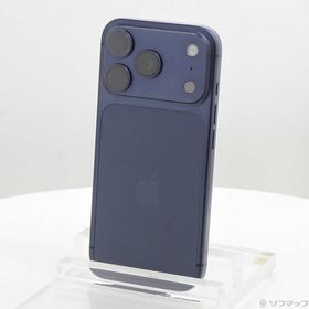 〔中古〕SoftBank iPhone17 Pro 1TB ディープブルー MG8F4J／A SIMフリー〔262-ud〕