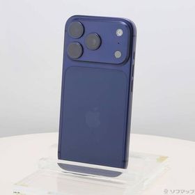 〔中古〕Apple(アップル) iPhone17 Pro 1TB ディープブルー MG8F4J／A SIMフリー〔262-ud〕