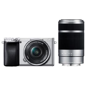 [箱破損 または 箱汚れ品]SONY α6400 ILCE-6400Y ダブルズームレンズキット(シルバー)