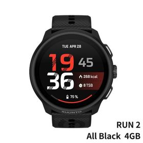 【9月29日発売】 SUUNTO RUN 2 All Black (4GB) スント ラン 2 オールブラック 4GB 国内正規品 SS051723000 ランニングウォッチ 心拍計 通知 GPS