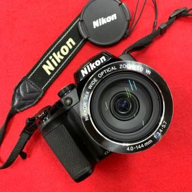 動作確認済み Nikon coolpix p500 ブラック 付属品あり