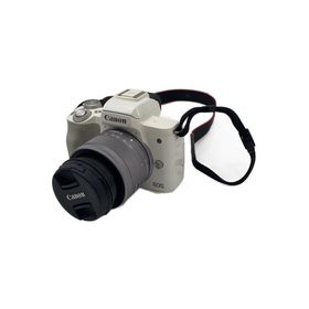 CANON◆デジタル一眼カメラ EOS Kiss M EF-M15-45 IS STM レンズキット [ホワイト]//