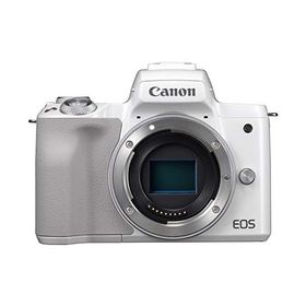 Canon EOS Kiss M ホワイト ボディ 良品 動作確認済み 1ヶ月保証付 小型軽量 ミラーレス