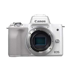 Canon EOS Kiss M ホワイト ボディ 良品 動作確認済み 1ヶ月保証付 小型軽量 ミラーレス