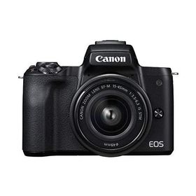 Canon EOS Kiss M ブラック 良品 動作確認済み 1ヶ月保証付 小型軽量 ミラーレス