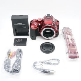 極上 ニコン NIKON D5500 ボディ あると嬉しい純正ストラップ付！